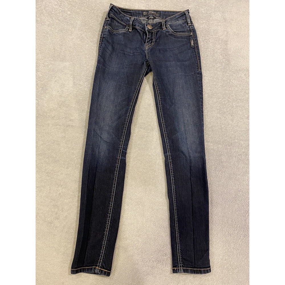 Silver Jeans Co‎ Womens Suki Jegging Jeans Size 26x29 Denim Skinny
